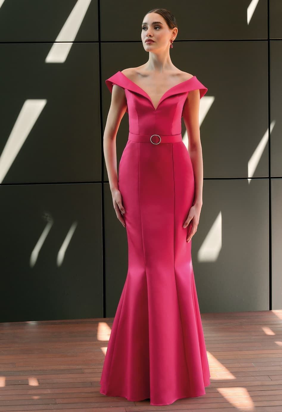 OUTLET VESTIDO DE CEREMONIA BETZZIA CAROL RUIZ C24337 - Imagen 1