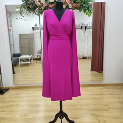 OUTLET VESTIDO DE FIESTA CAPA JUAN MARCOS 2814 - Imagen 2