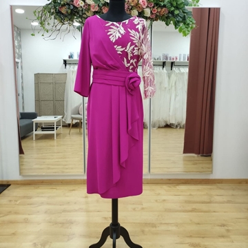 OUTLET VESTIDO DE FIESTA JUAN MARCOS BLONDA 2816 - Imagen 2