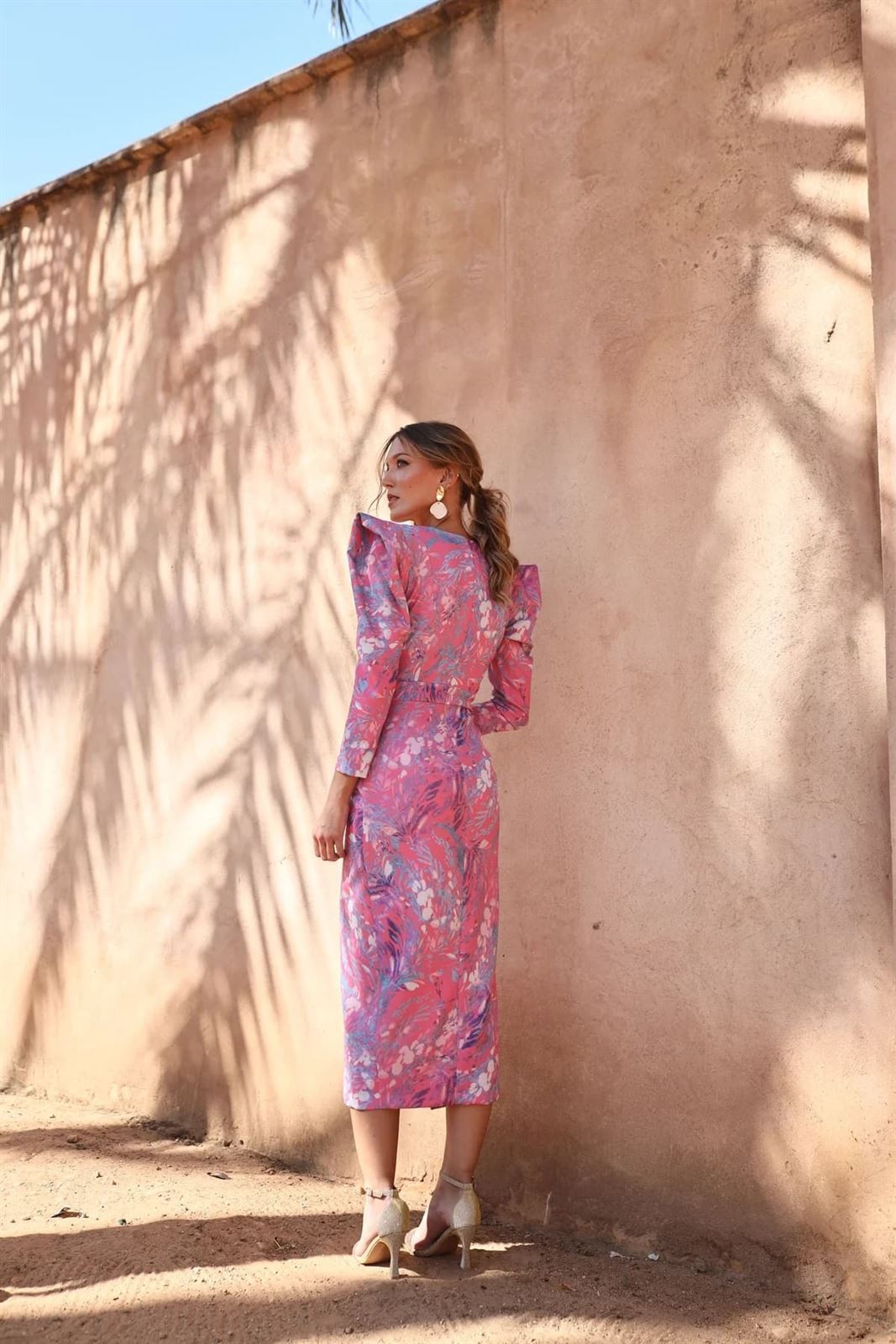OUTLET VESTIDO DE FIESTA MAGNOLIA KOBUS ODILIA ESTAMPADO - Imagen 3