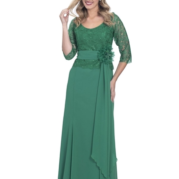 OUTLET VESTIDO DE FIESTA TALLA GRANDE LUISA JARO 2061 - Imagen 1