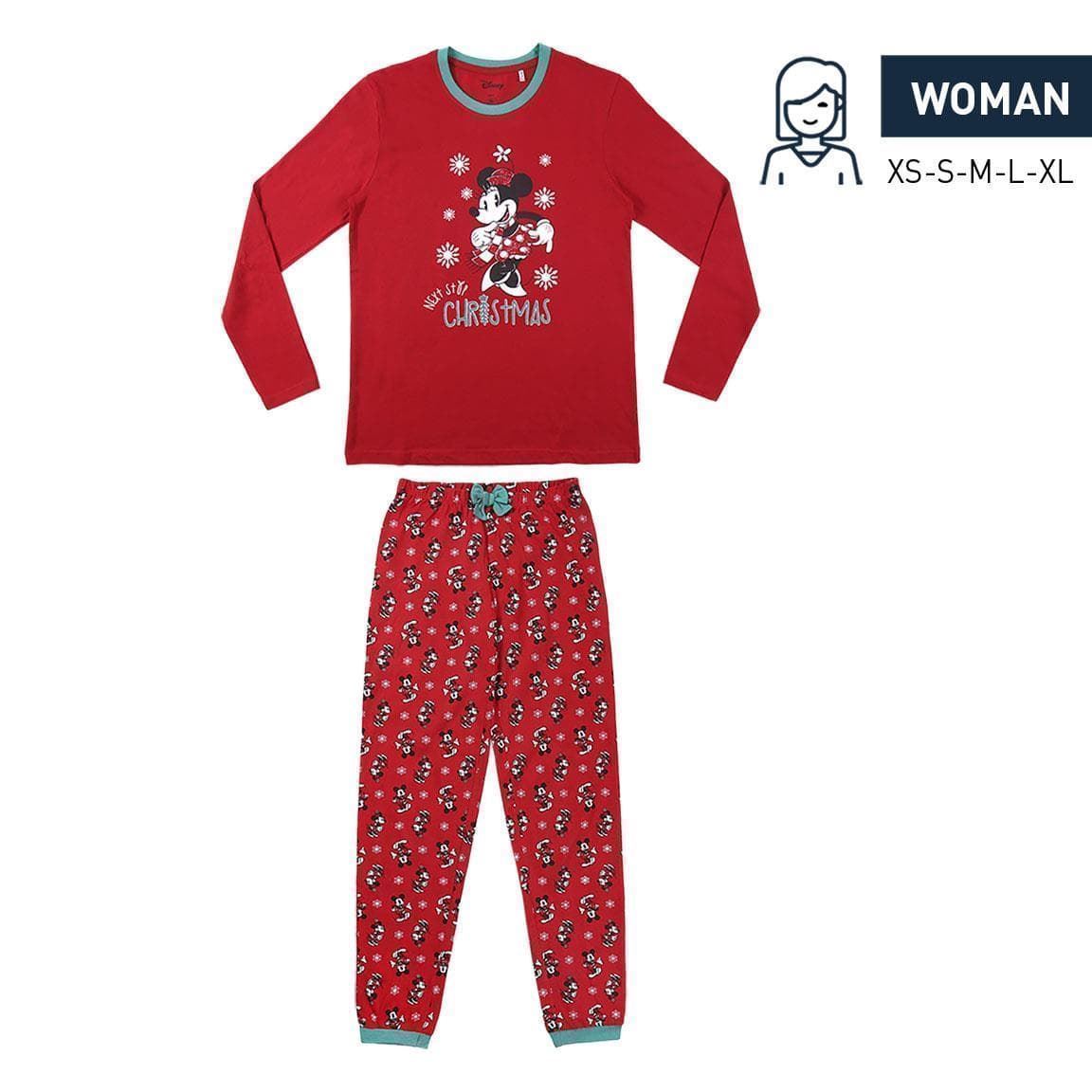 PIJAMA FAMILIAR MINNIE NAVIDAD 8166 SRA - Imagen 3