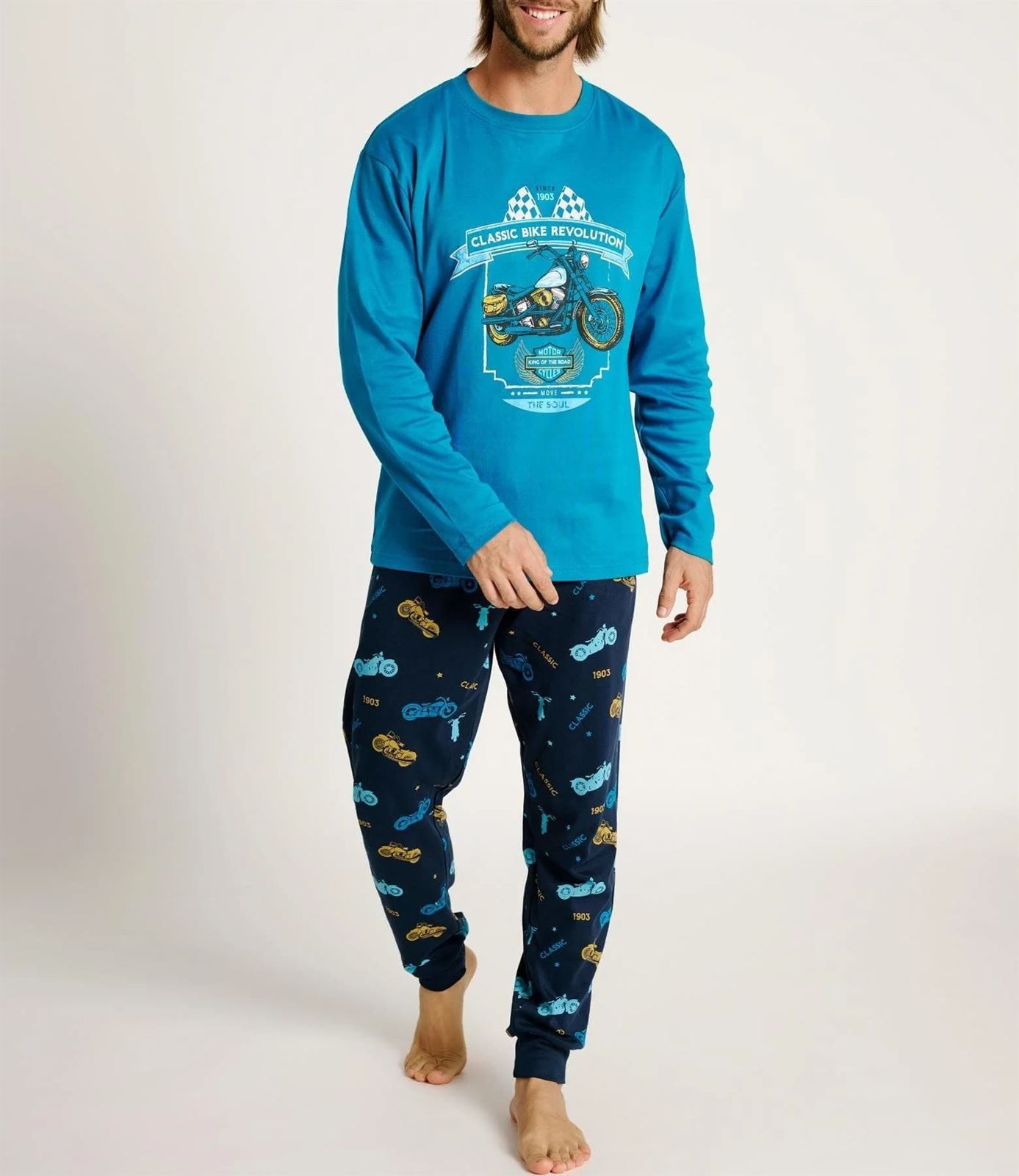 Pijama Hombre Invierno MUYDEMI 13011028 - Imagen 1