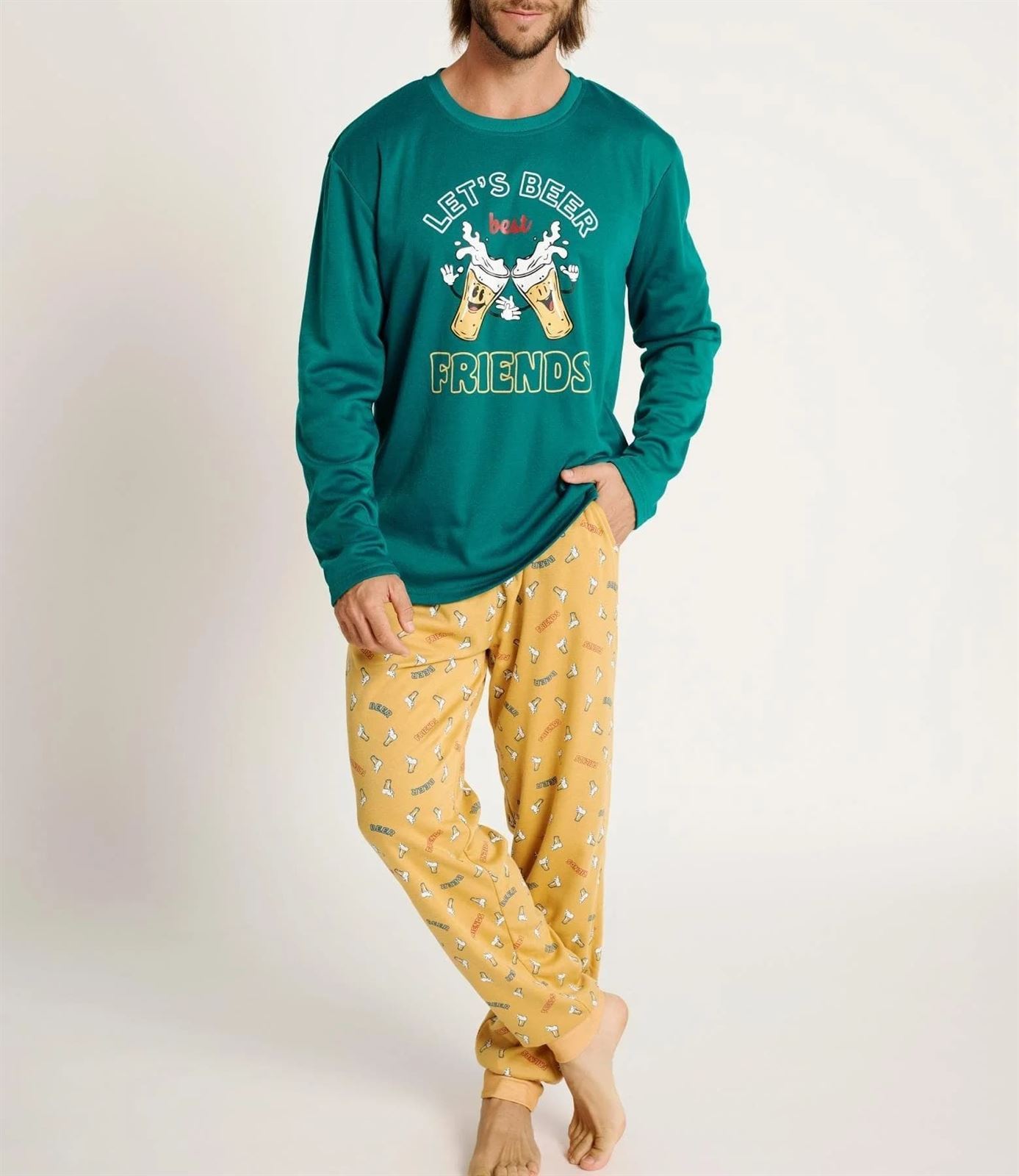 Pijama Hombre Invierno MUYDEMI 13011034 - Imagen 1