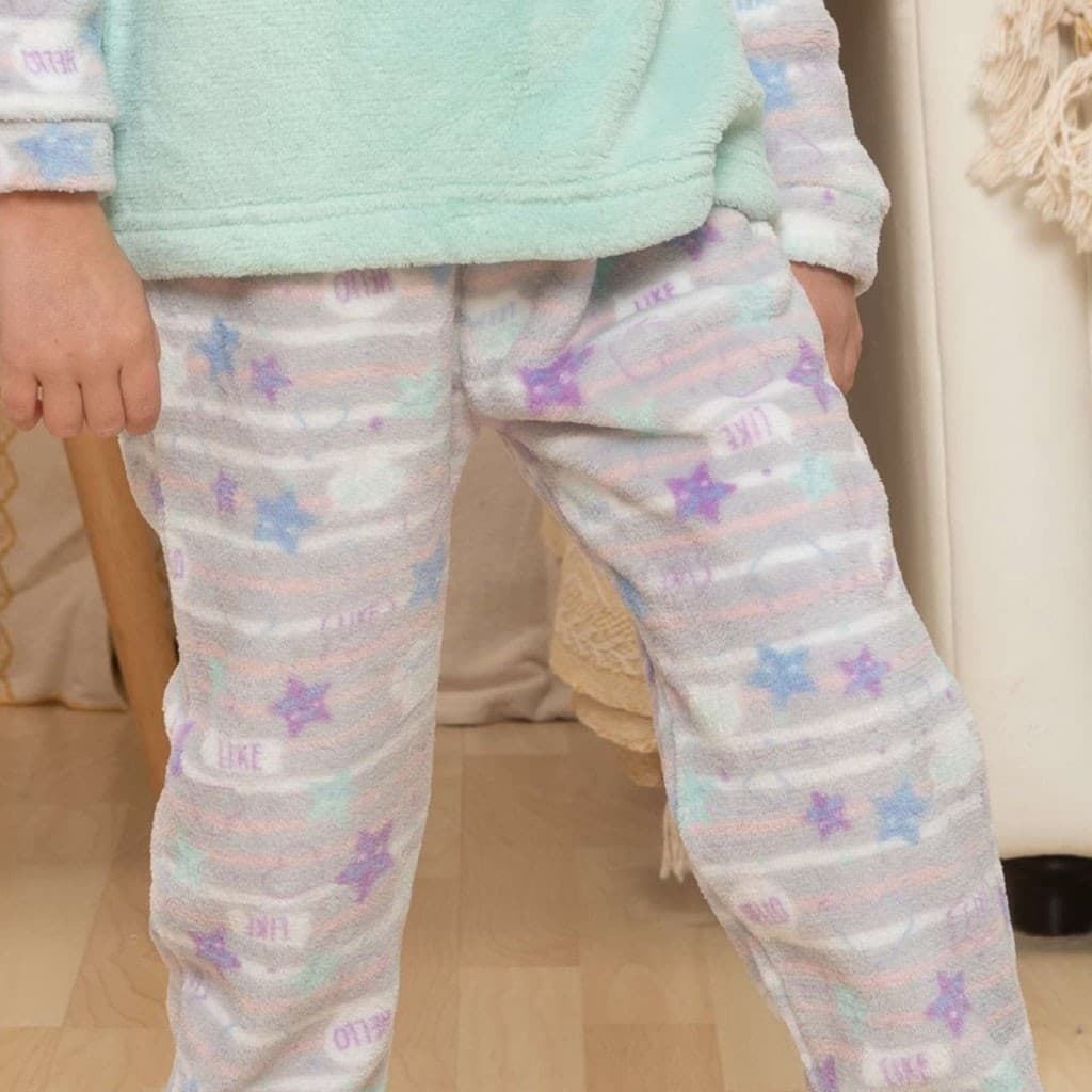 PIJAMA INFANTIL CORALINA ESTAMPADA KINANIT KN280 - Imagen 3