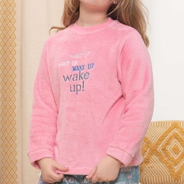 PIJAMA LARGO NIÑA TEJIDO CORALINA KINANIT  KN478 - Imagen 2