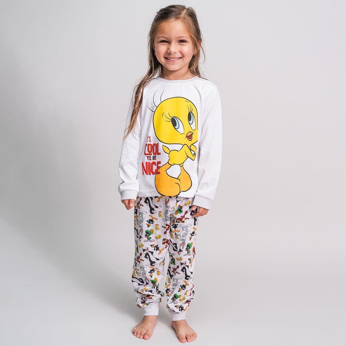PIJAMA LARGO SINGLE JERSEY LOONEY TUNES - 2900000193 - Imagen 1
