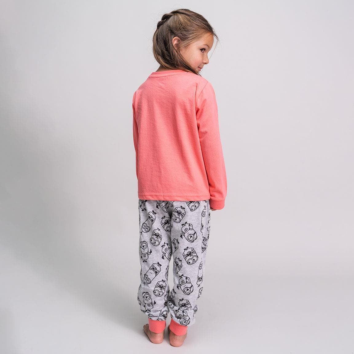 PIJAMA LARGO SINGLE JERSEY MINIONS NIÑA - 2900000394 - Imagen 2