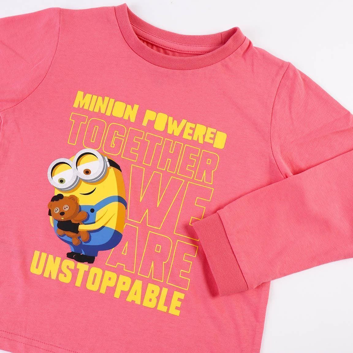 PIJAMA LARGO SINGLE JERSEY MINIONS NIÑA - 2900000394 - Imagen 5