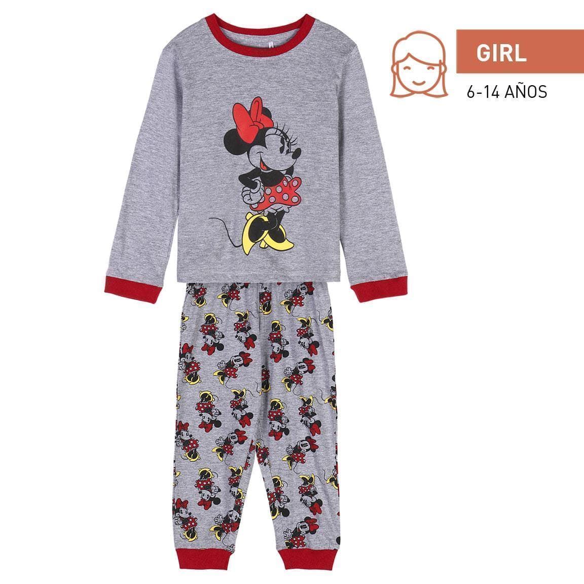 PIJAMA LARGO SINGLE JERSEY MINNIE NIÑA - 2900000189 - Imagen 5