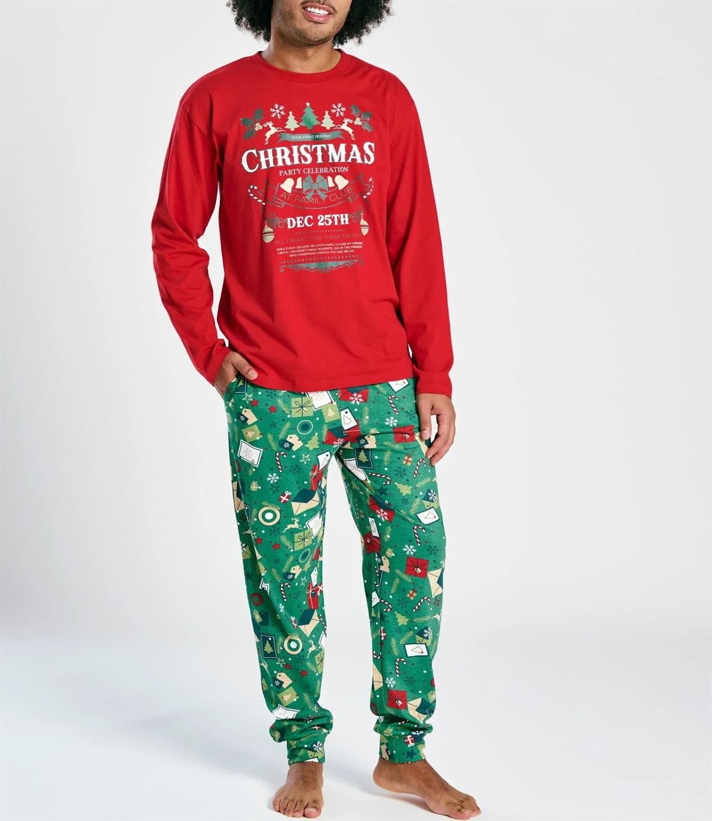 Pijama Navideño Hombre MUYDEMI 13011056 - Imagen 1