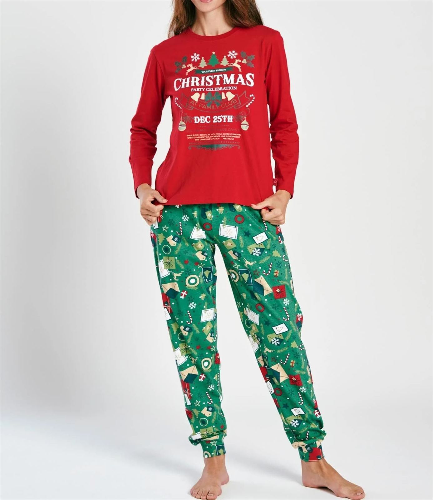 Pijama Navideño Mujer MUYDEMI 12011047 - Imagen 1