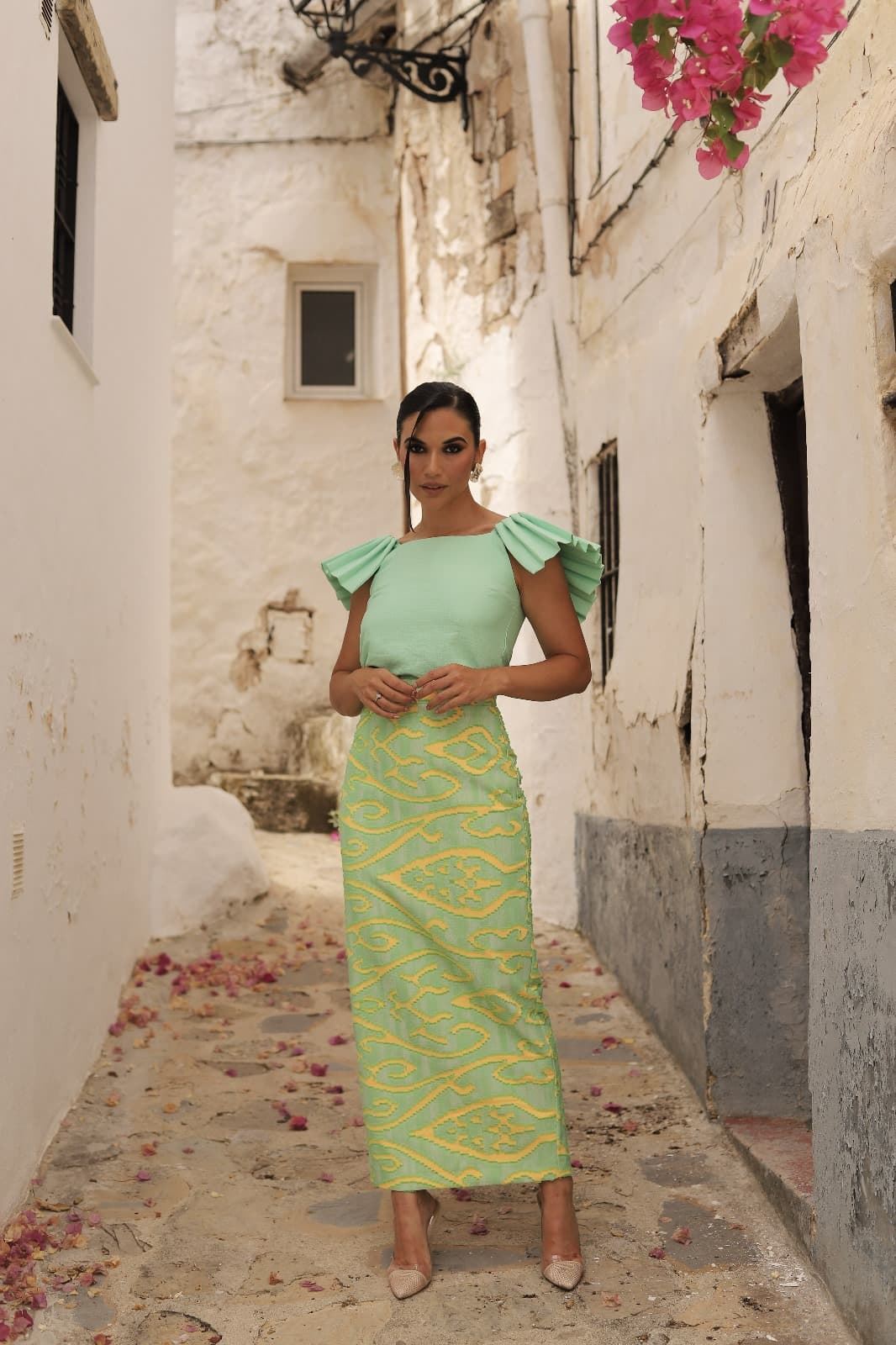 REBAJAS CONJUNTO TOP Y FALDA MAGNOLIA KOBUS TIMEA - Imagen 1