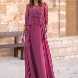 Rebajas Vestido de Fiesta 0882 CHRISTIAN KOEHLERT Marsala Red - Imagen 1