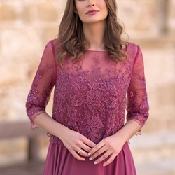 Rebajas Vestido de Fiesta 0882 CHRISTIAN KOEHLERT Marsala Red - Imagen 2