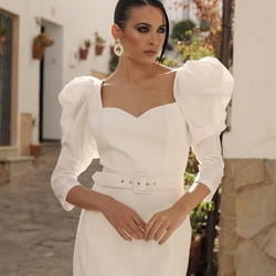 REBAJAS VESTIDO DE FIESTA BLANCO JENICA MAGNOLIA KOBUS - Imagen 1