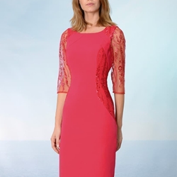 REBAJAS Vestido de Fiesta Corto Creaciones Carfi Modelo 9491 - Imagen 2