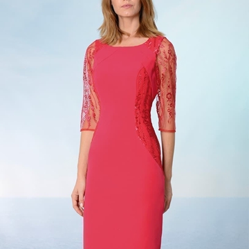 REBAJAS Vestido de Fiesta Corto Creaciones Carfi Modelo 9491 - Imagen 2