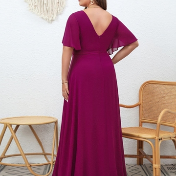 REBAJAS VESTIDO DE FIESTA TALLA GRANDE 21262 - Imagen 2