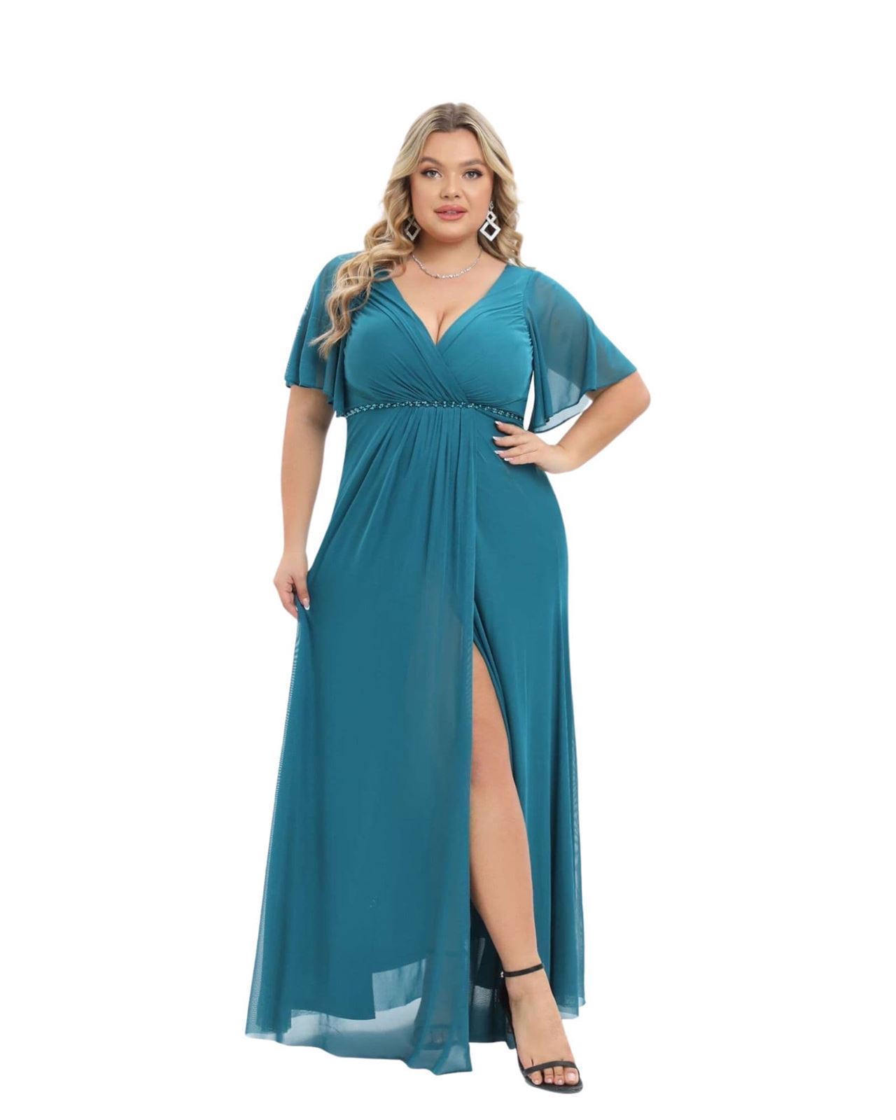 REBAJAS VESTIDO DE FIESTA TALLA GRANDE 2210 - Imagen 1