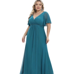 REBAJAS VESTIDO DE FIESTA TALLA GRANDE 2210 - Imagen 2