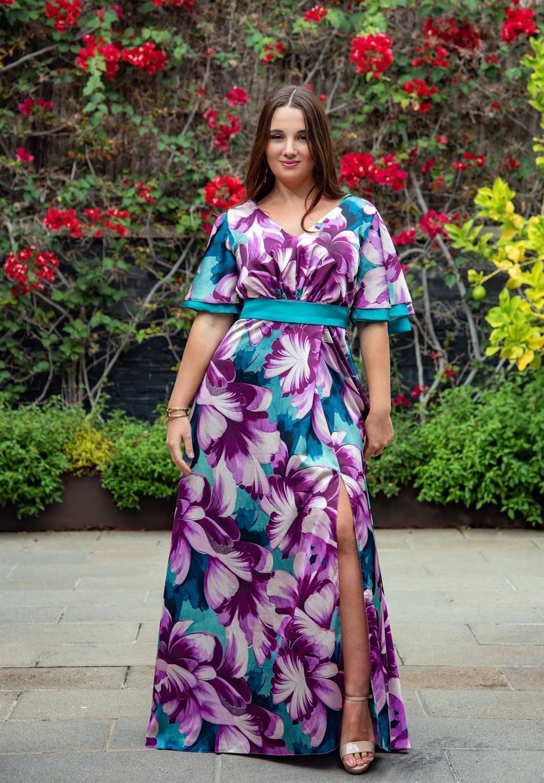 REBAJAS VESTIDO DE FIESTA TALLA GRANDE 241812 MIA MIRÓ - Imagen 1