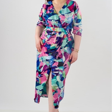 REBAJAS VESTIDO DE FIESTA TALLA GRANDE 251804 MIA MIRÓ - Imagen 1