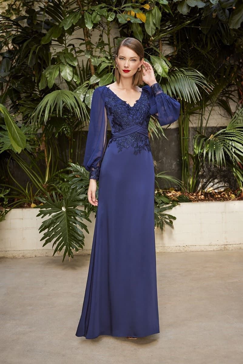 Rebajas VESTIDO DE FIESTA|VESTIDO MADRINA BODA CARLA RUIZ 50421 - Imagen 1