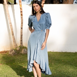 REBAJAS VESTIDO MAMÁ COMUNIÓN KATHERINE MERYFOR - Imagen 2