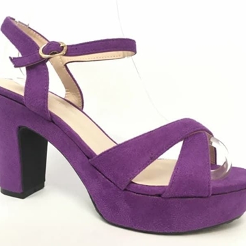 SANDALIA FIESTA PLATAFORMA MORADO J65 - Imagen 1