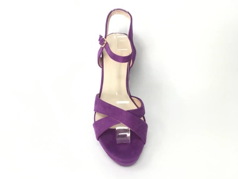 SANDALIA FIESTA PLATAFORMA MORADO J65 - Imagen 2