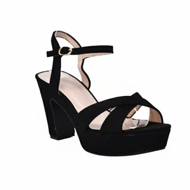 SANDALIA FIESTA PLATAFORMA NEGRO J65 - Imagen 1