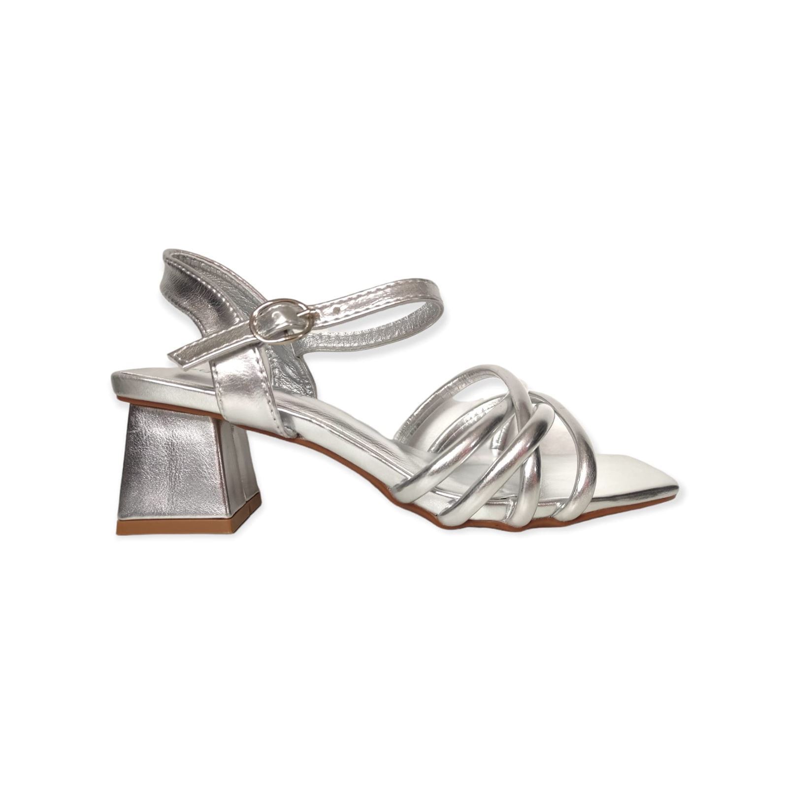 SANDALIA PLATA 1602 - Imagen 1