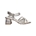 SANDALIA PLATA 1602 - Imagen 1