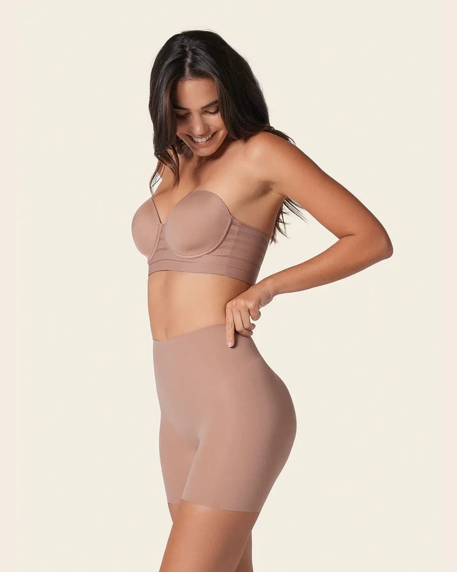 Short de control con almohadillas removibles levanta glúteos LEONISA 012889 - Imagen 1