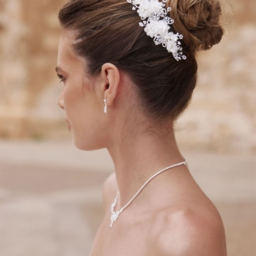 Tocado de Novia J047 Bianco Evento - Imagen 1