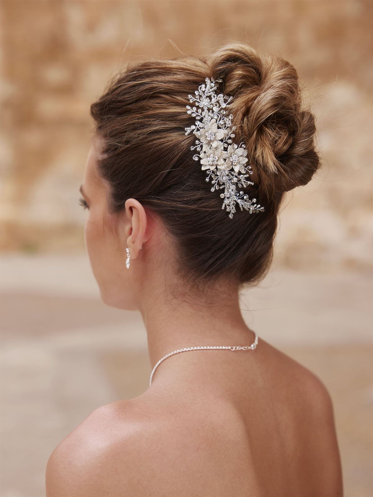 Tocado de Novia J048 Bianco Evento - Imagen 1