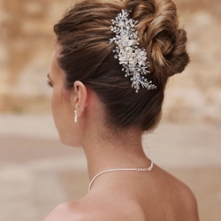 Tocado de Novia J048 Bianco Evento - Imagen 1