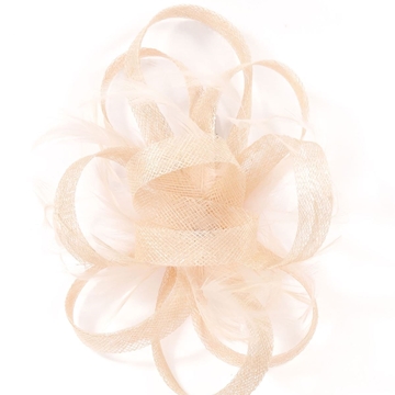 TOCADO MEDIANO PLUMAS NUDE  22012 - Imagen 1