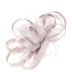 TOCADO MEDIANO PLUMAS PLATA 22012 - Imagen 2