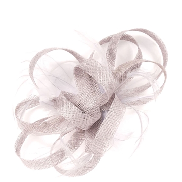 TOCADO MEDIANO PLUMAS PLATA 22012 - Imagen 2