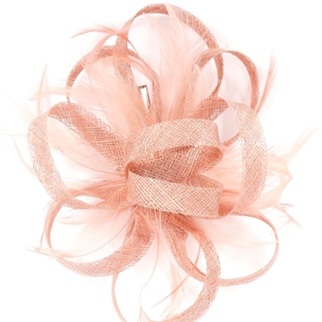 TOCADO MEDIANO PLUMAS ROSA PALO 22012 - Imagen 2