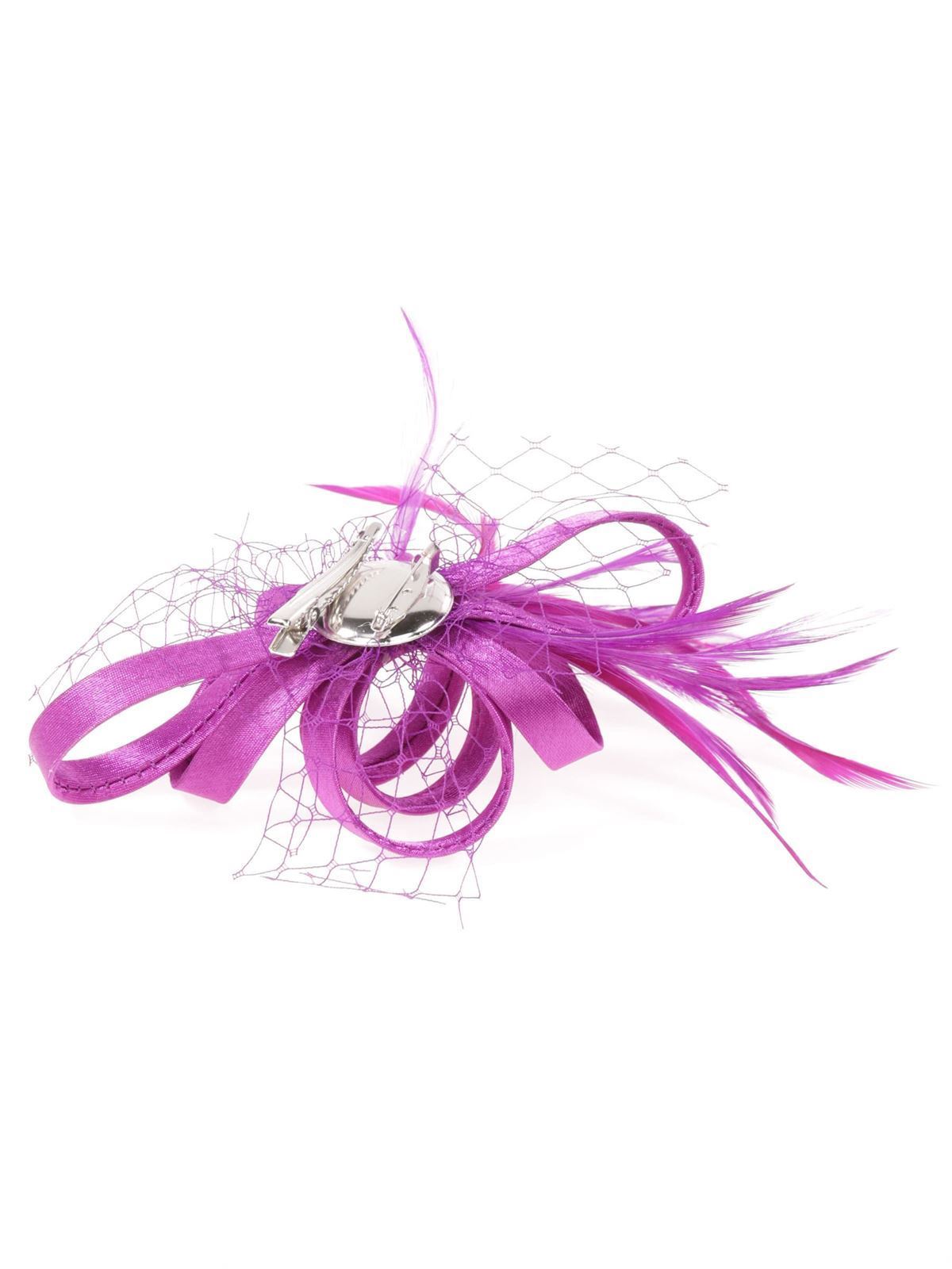 Tocado De Boda Amber Morado Ylma