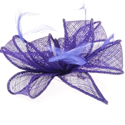 Tocado pequeño plumas azulón 23101 - Imagen 2