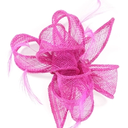 Tocado pequeño plumas buganvilla 23101 - Imagen 1