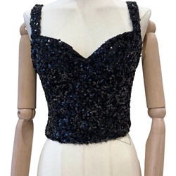 TOP LENTEJUELAS TIRANTES 15421 - Imagen 2
