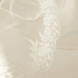 VELO DE NOVIA S421 BIANCO EVENTO - Imagen 1