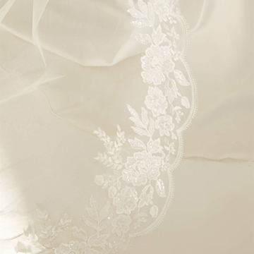 VELO DE NOVIA S421 BIANCO EVENTO - Imagen 1