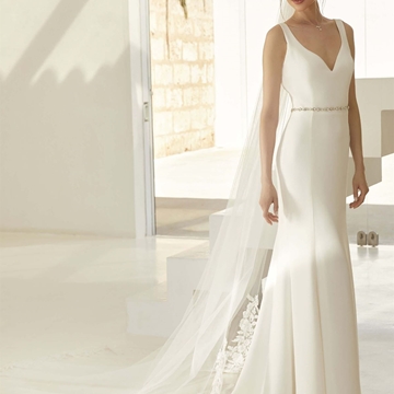 VELO DE NOVIA S421 BIANCO EVENTO - Imagen 2