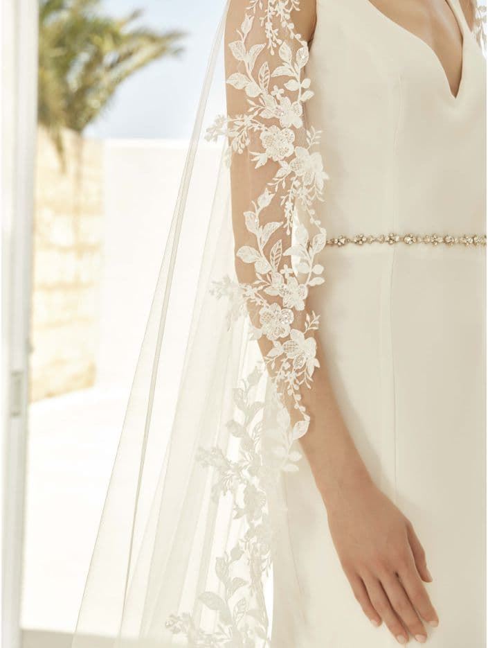 VELO DE NOVIA S422 BIANCO EVENTO - Imagen 1